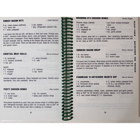 VTG 2004 Cooking With Grace Lutheran Church Becker Minnesota MN Cookbook Spiral - Picture 5 of 16